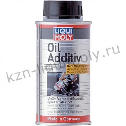 Антифрикционная присадка с дисульфидом молибдена в моторное масло Oil Additiv 0,125Л
