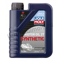 Синтетическое моторное масло для снегоходов Snowmobil Motoroil 2T Synthetic 1Л
