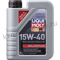 Минеральное моторное масло MoS2 Leichtlauf 15W-40 1Л
