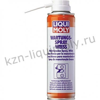 Грязеотталкивающая белая смазка Wartungs-Spray weiss 0,25Л