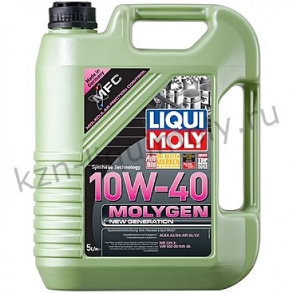 НС-синтетическое моторное масло Molygen New Generation 10W-40 5Л